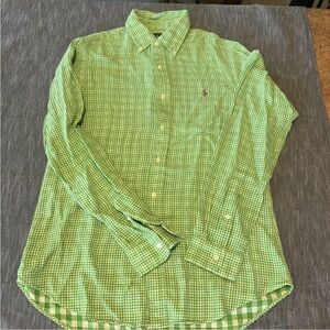 Ralph Lauren Green Plaid Men's Shirt